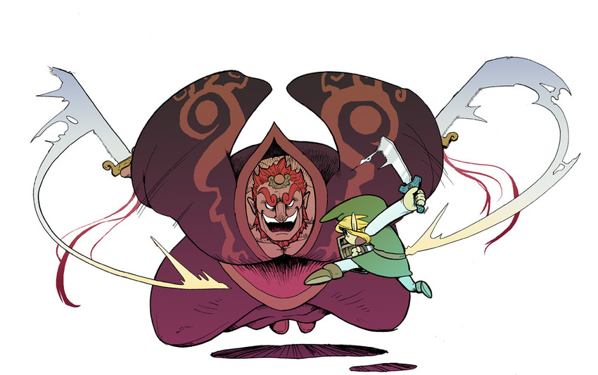 link, toon link, and ganondorf (the legend of zelda and 1 more) drawn by kawanishi_nobuhiro