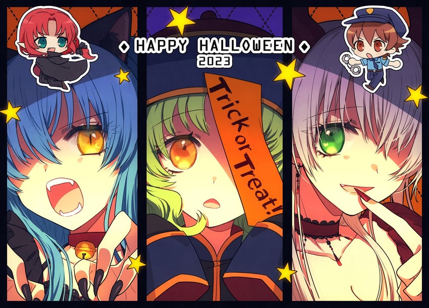 tio plato, elie macdowell, lloyd bannings, randolph orlando, and kea (eiyuu densetsu and 3 more) drawn by sano_(merrymerry)