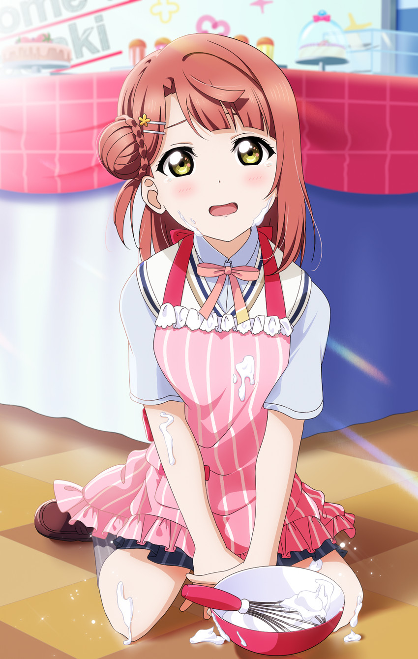 uehara ayumu (love live! and 2 more) drawn by mint_limes