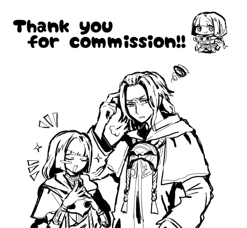 warrior of light, emet-selch, azem, and shizuna kurogane (final fantasy and 1 more) drawn by plqq5k7vtg89462