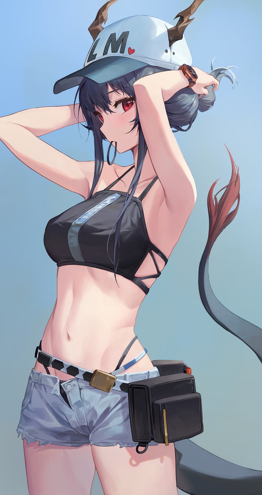 ch'en and female tourist c (arknights) drawn by sb_lama