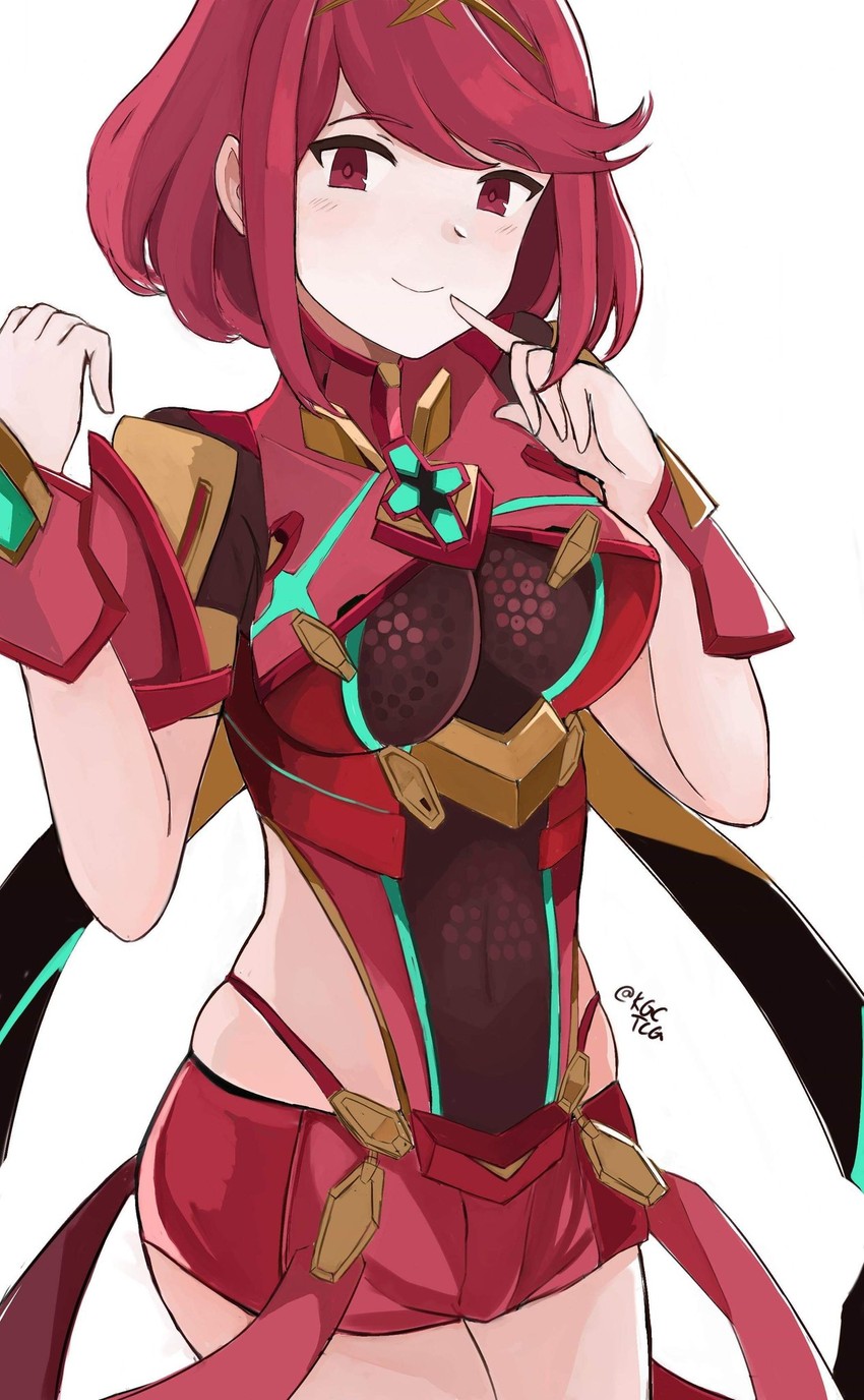 pyra (xenoblade chronicles and 1 more) drawn by kgctcg