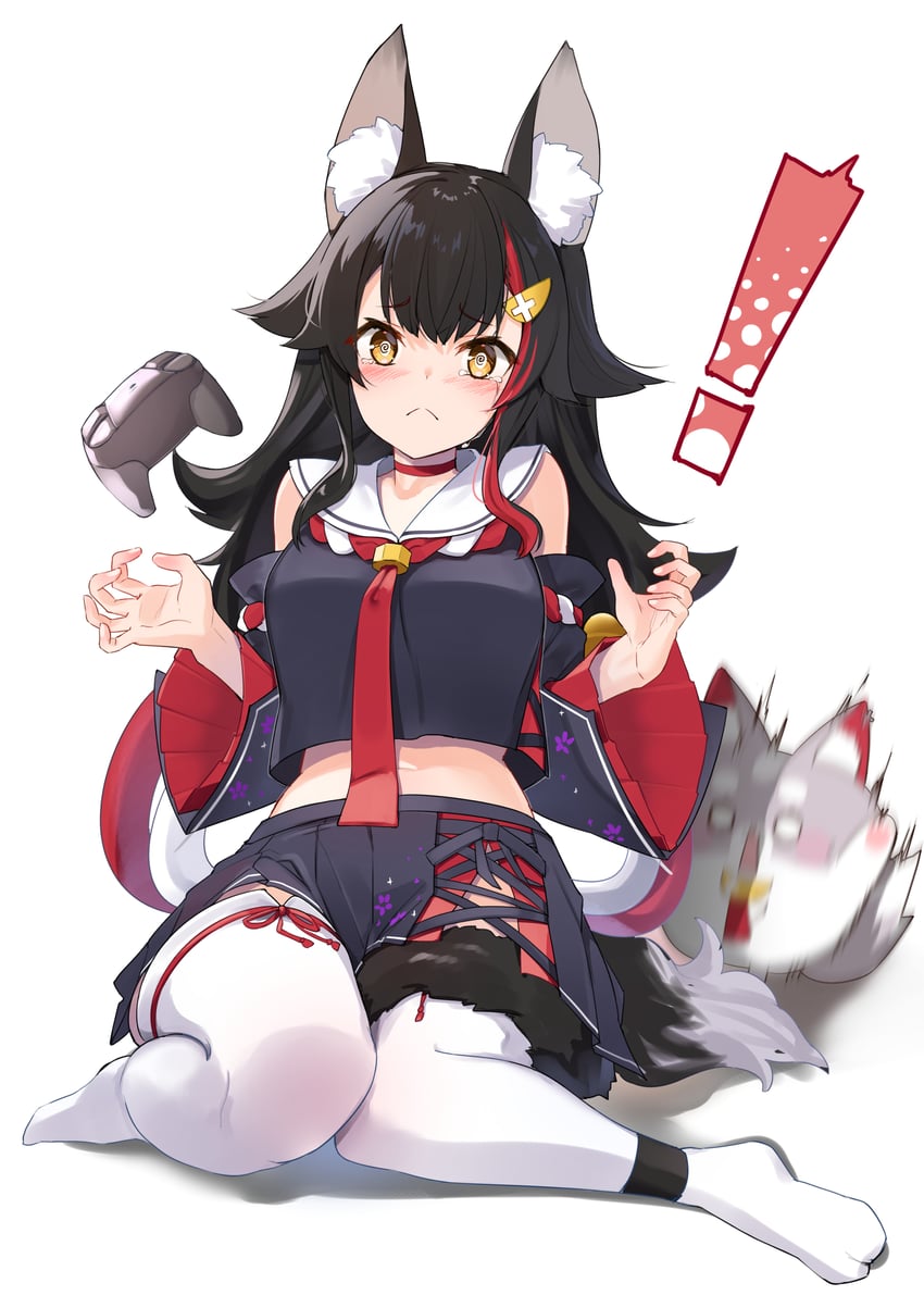 ookami mio and miofa (hololive) drawn by yuuzuki_(re'ef)