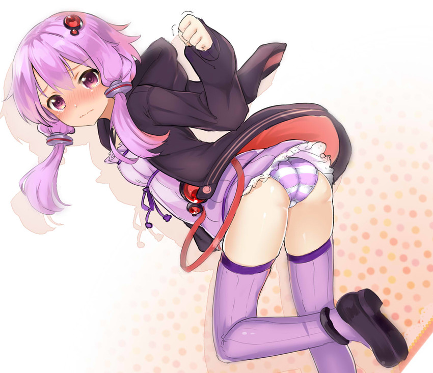 yuzuki yukari (vocaloid and 1 more) drawn by makai_penguin