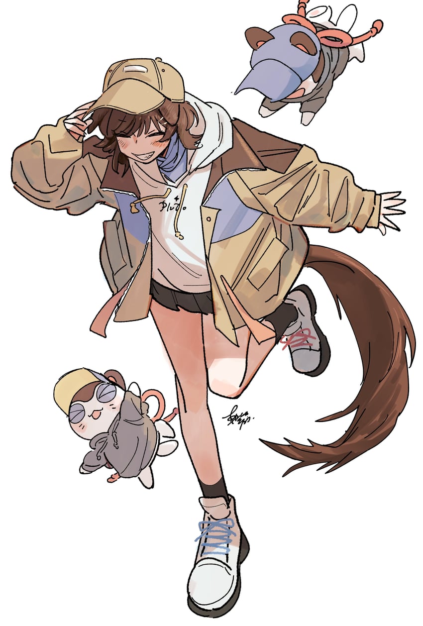 inui toko and banken (nijisanji) drawn by asahina_sho