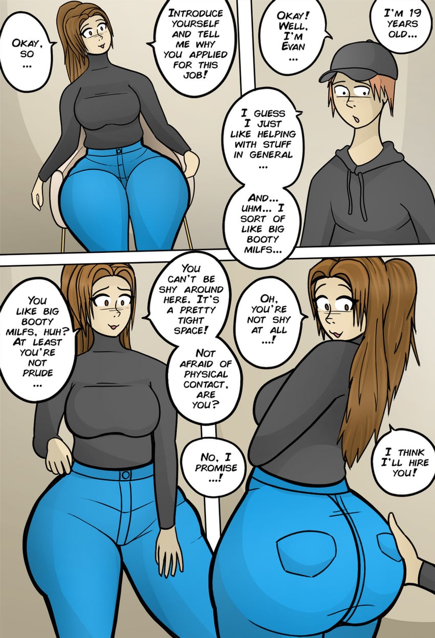 laura and evan (original and 1 more) drawn by thiccdrawings