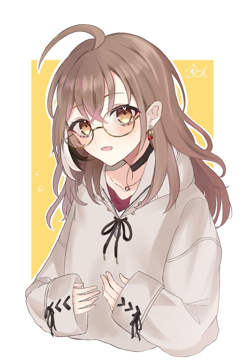 nanashi mumei (hololive and 1 more) drawn by me_sha10gu