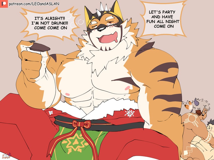 protagonist 3, wakan tanka, wakan tanka mugen, and ryekie (tokyo afterschool summoners and 1 more) drawn by leoandaslan_(leobongnana)