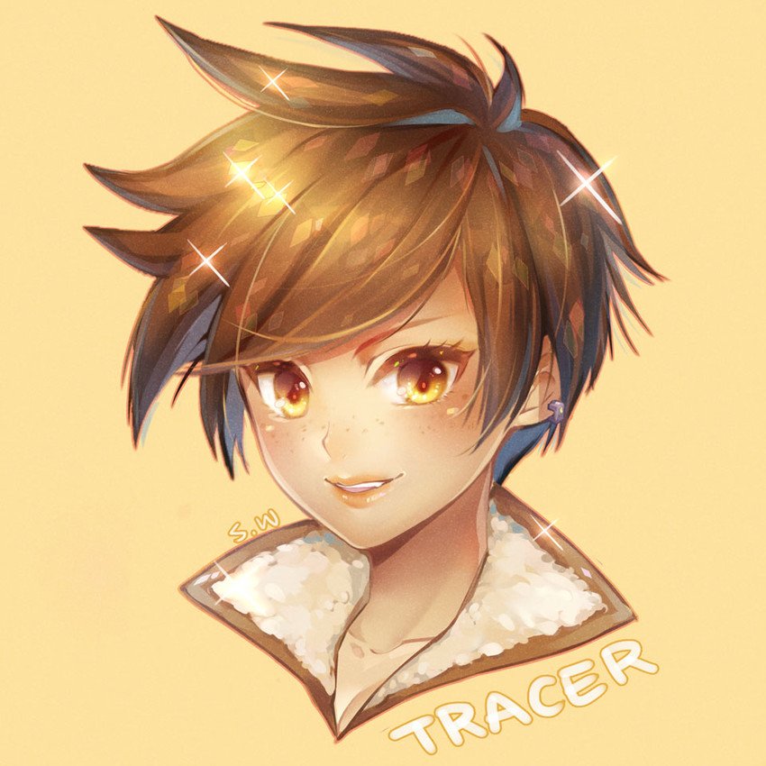 tracer (overwatch and 1 more) drawn by kaoruru_(sakuno2911)