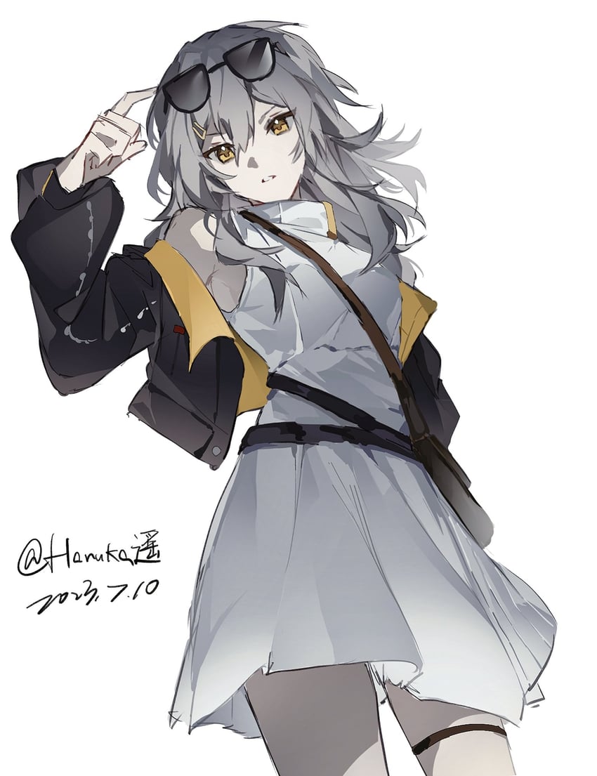 trailblazer and stelle (honkai and 1 more) drawn by haruka_(rsyaooooo)
