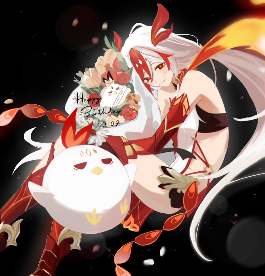 fu hua and jingwei (honkai and 1 more) drawn by sho_2nini