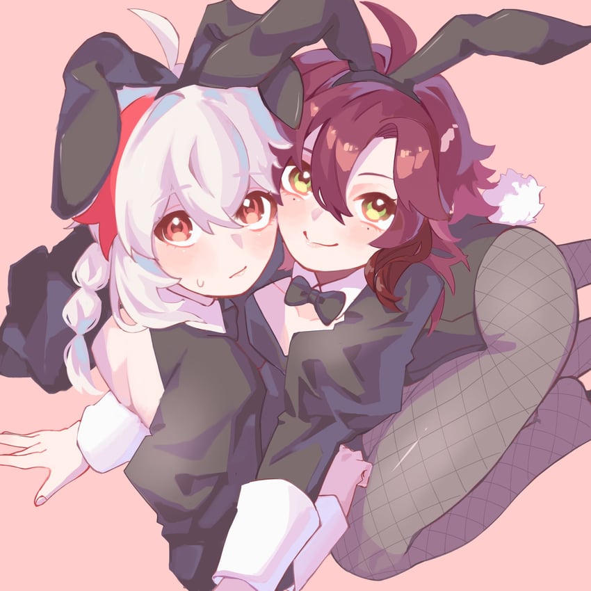 kaedehara kazuha and shikanoin heizou (genshin impact) drawn by hiyokono_tami02