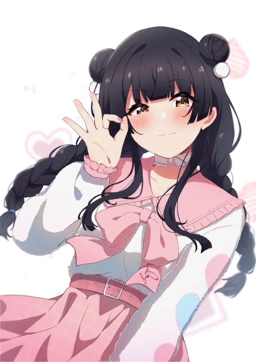 mayuzumi fuyuko (idolmaster and 1 more) drawn by reikakrzk