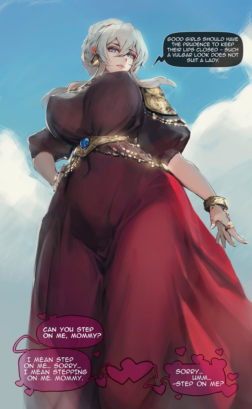 warrior of light and camilla wir valerius (original and 2 more) drawn by gray_bear