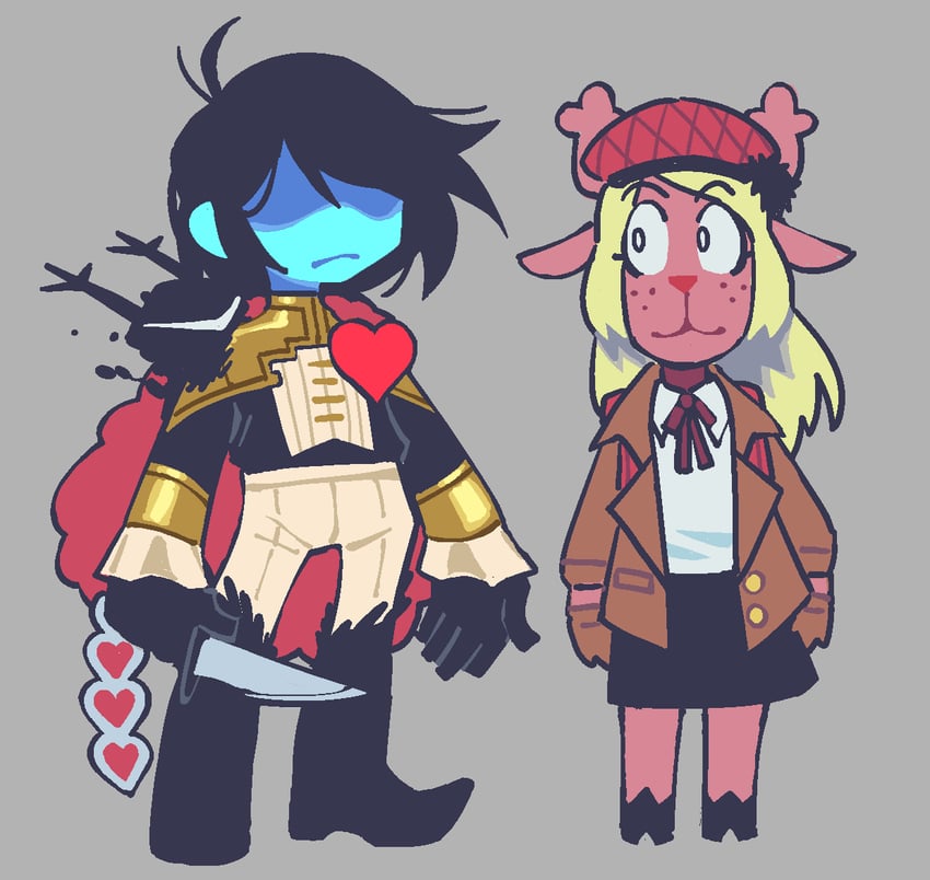kris, noelle holiday, ichi, kumugi, roaring knight, and 1 more (deltarune and 1 more) drawn by caliginousarts