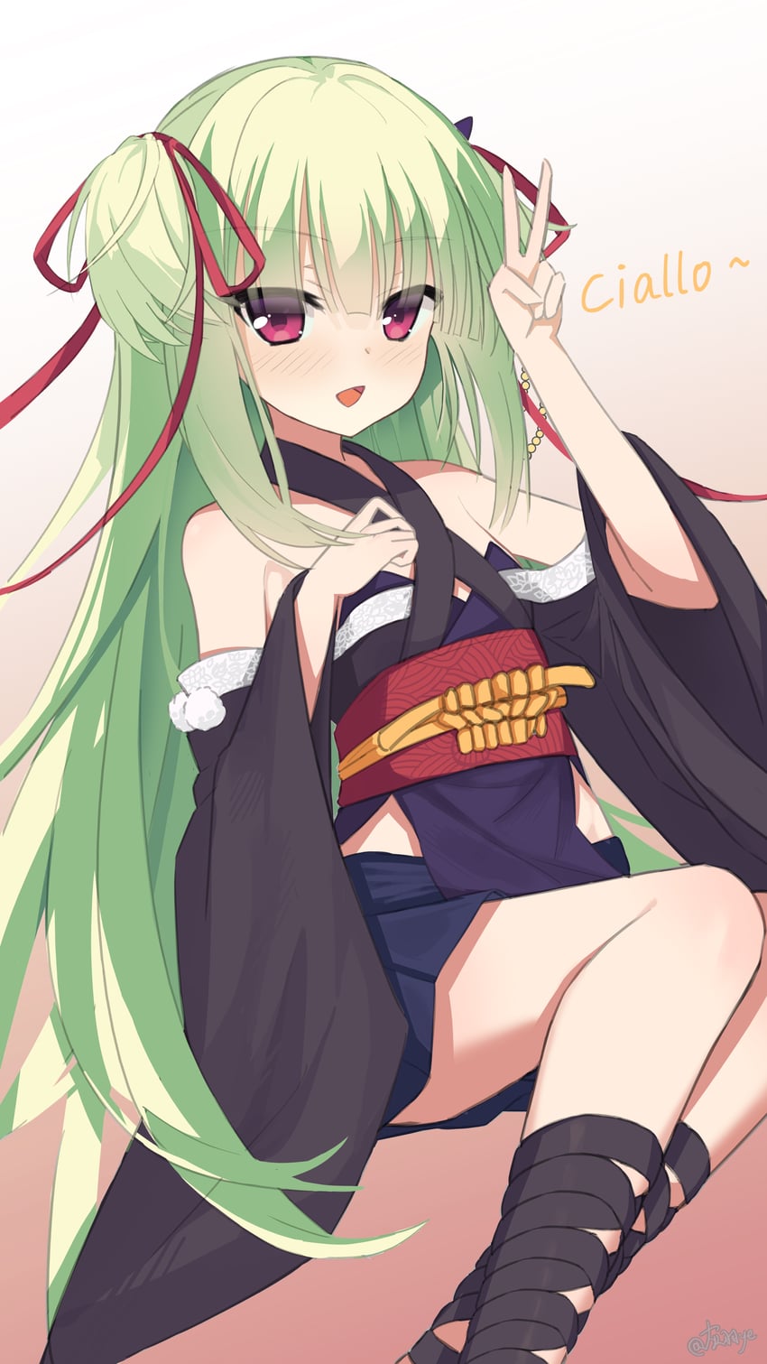 murasame (senren banka) drawn by hui_yu_yu_yu_ye