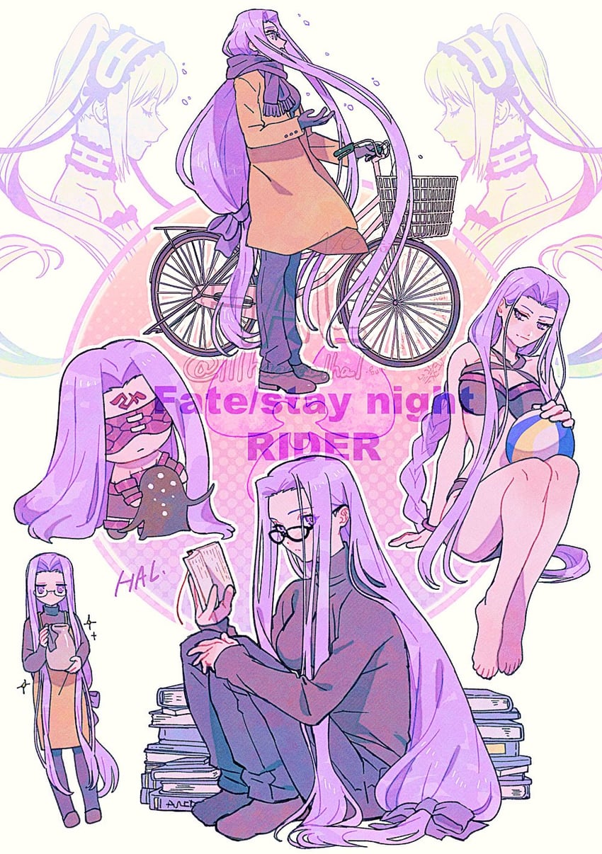 medusa, euryale, stheno, and shadow (fate and 2 more) drawn by hal_(haaaalhal)