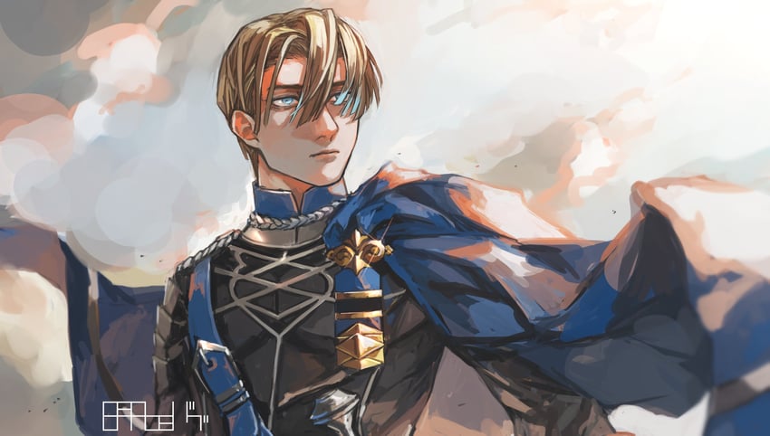 dimitri alexandre blaiddyd (fire emblem and 1 more) drawn by fatalbug896