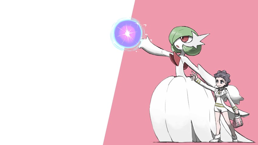 gardevoir, mega gardevoir, and diantha (pokemon and 1 more) drawn by blacknirrow