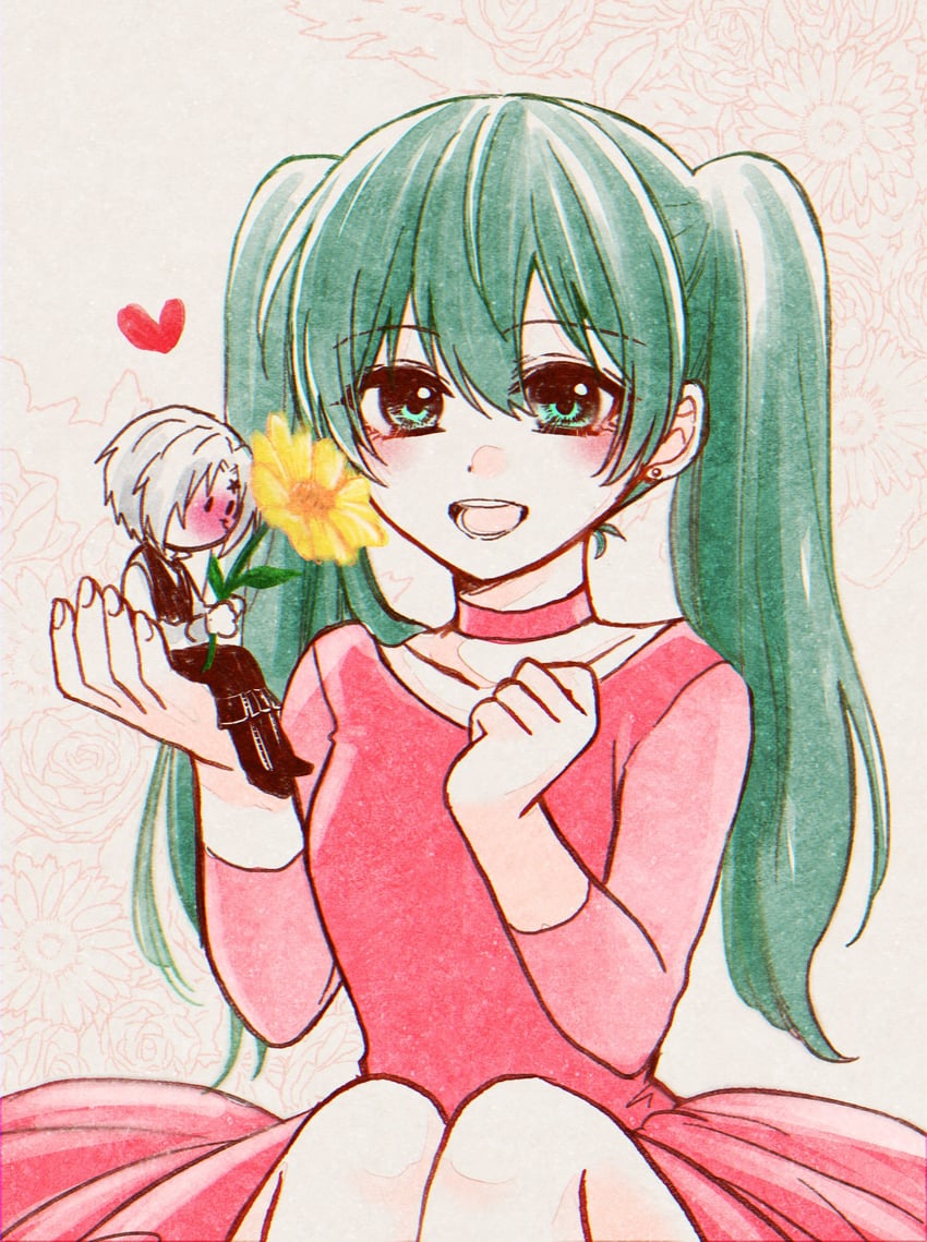 lenalee lee and allen walker (d.gray-man) drawn by asukawvm
