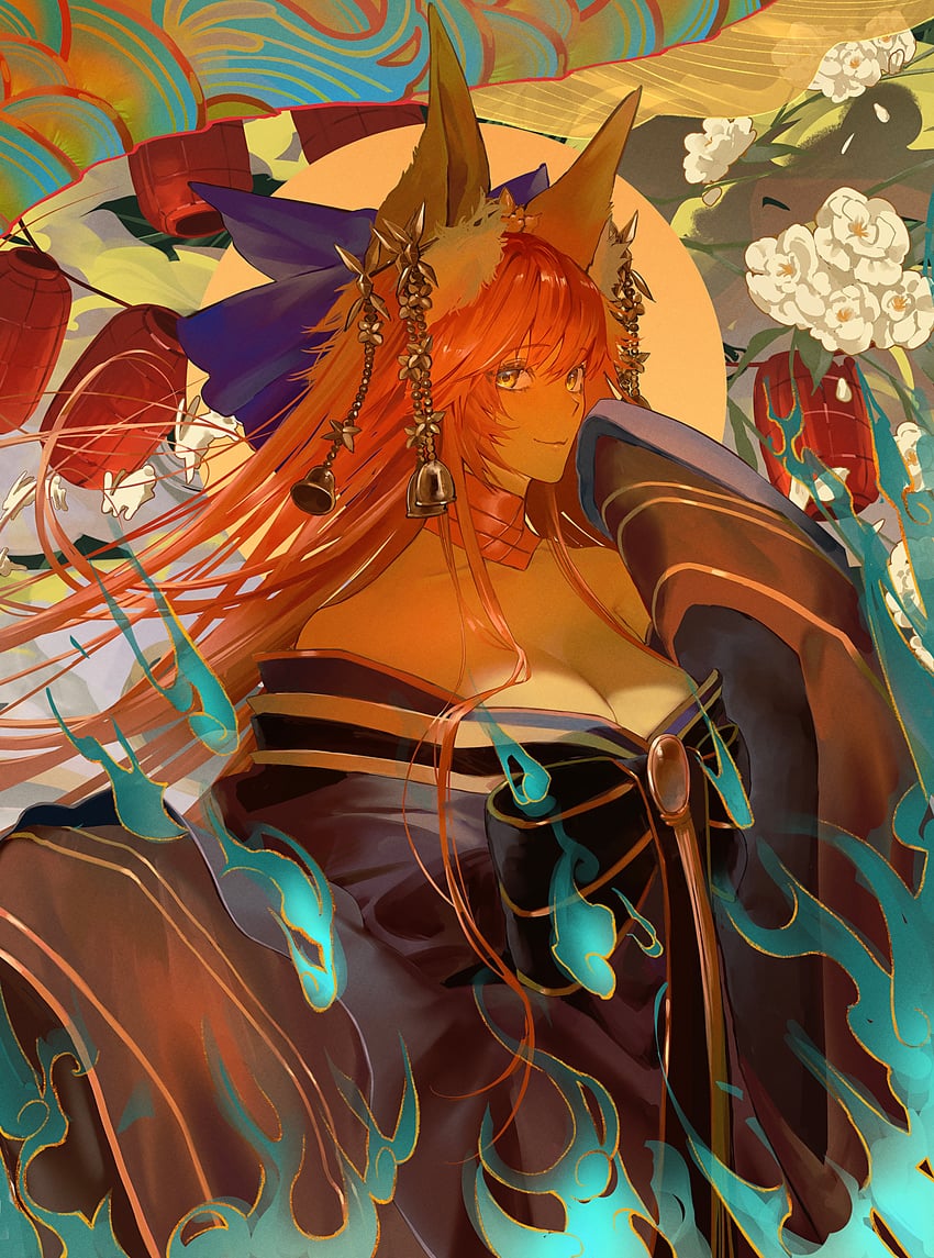tamamo and tamamo no mae (fate and 3 more) drawn by zuraa_(naunau_seijin)