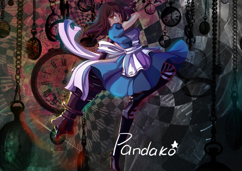 alice liddell (american mcgee's alice and 1 more) drawn by pandako