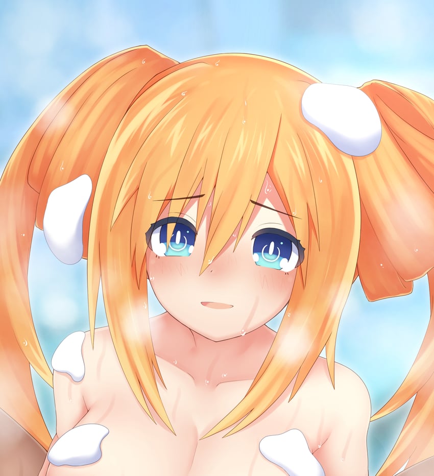 orange heart (neptune and 1 more) drawn by katade