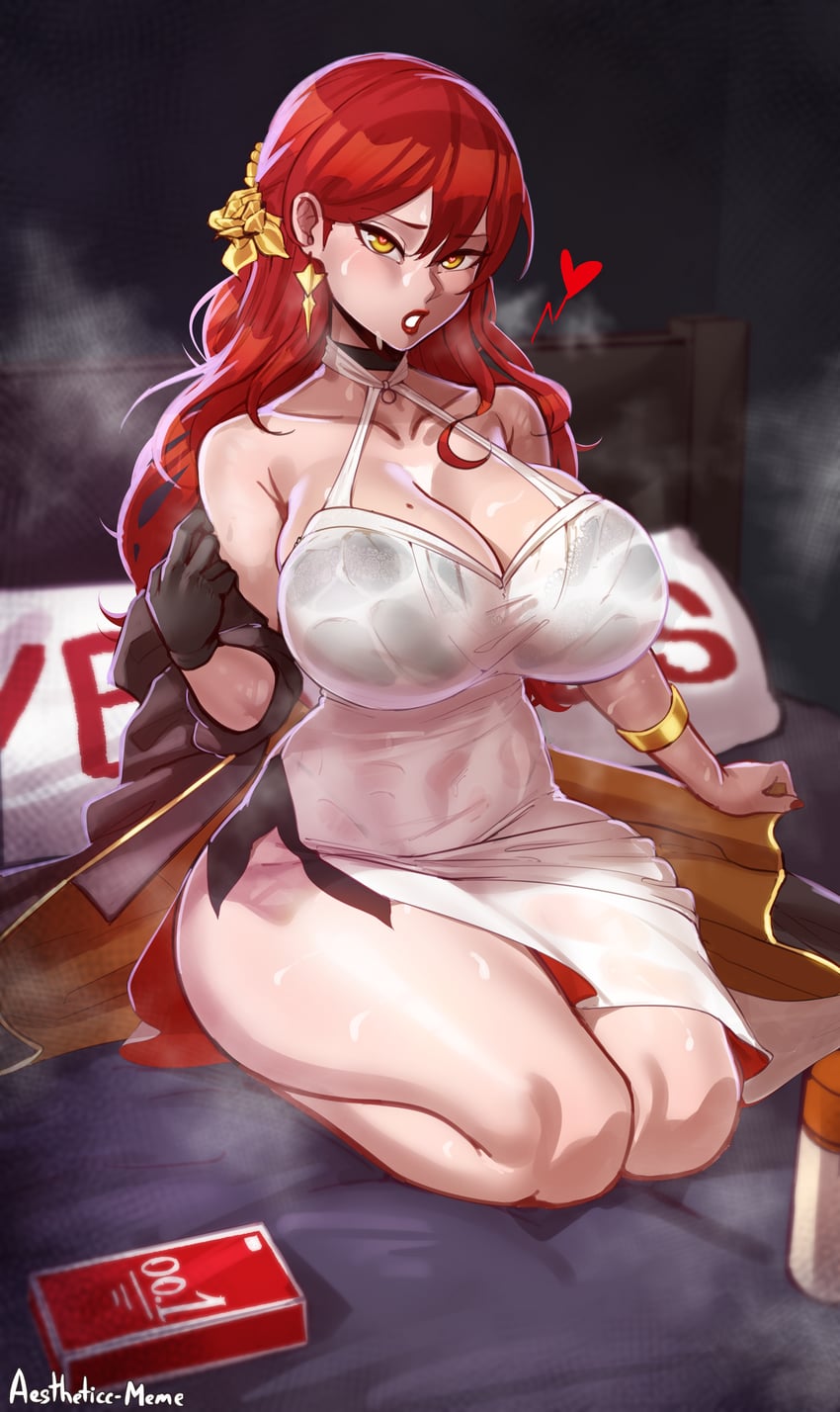 himeko (honkai and 1 more) drawn by aestheticc-meme