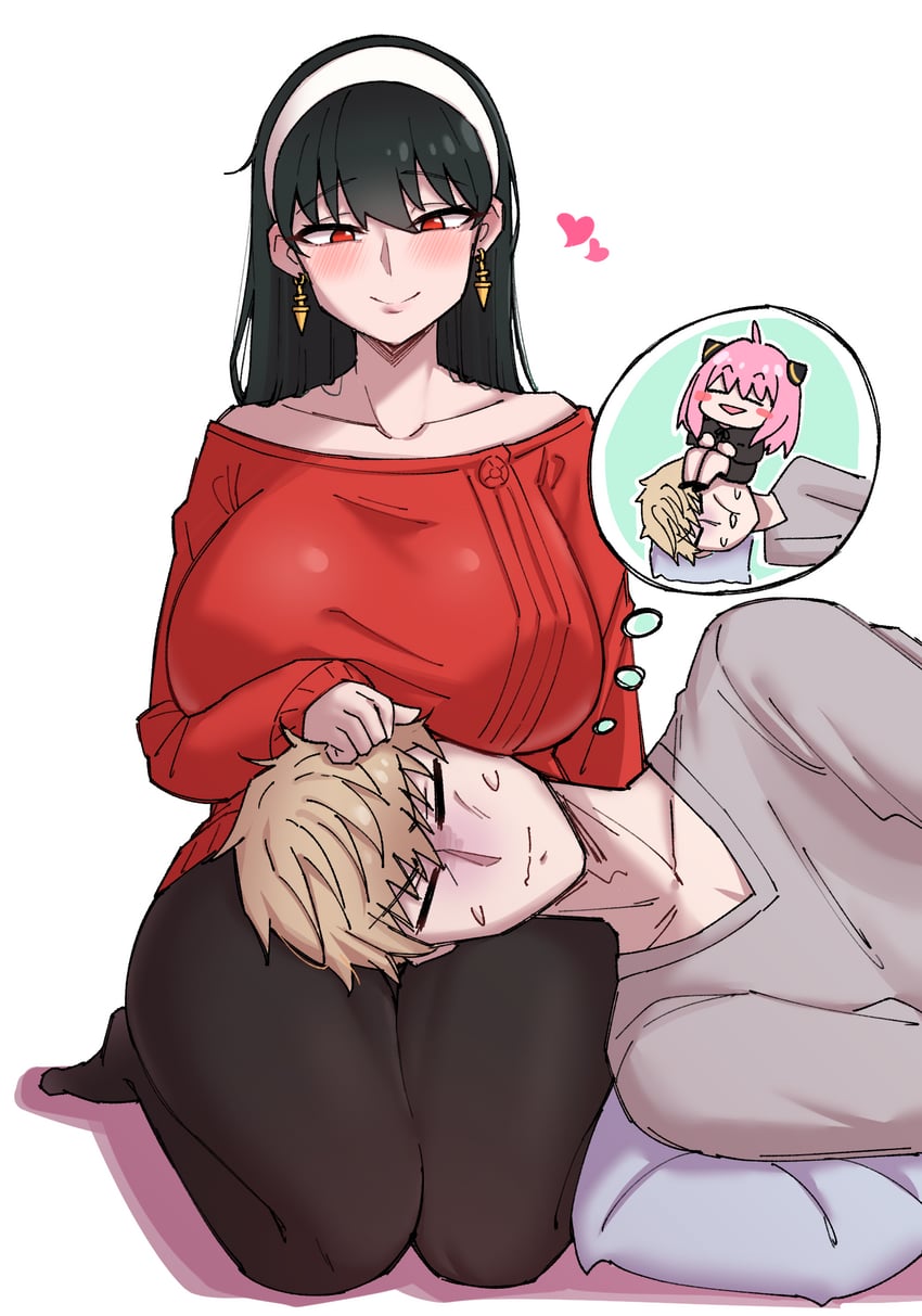 yor briar, anya, and twilight (spy x family) drawn by gyu_(kgh9081)
