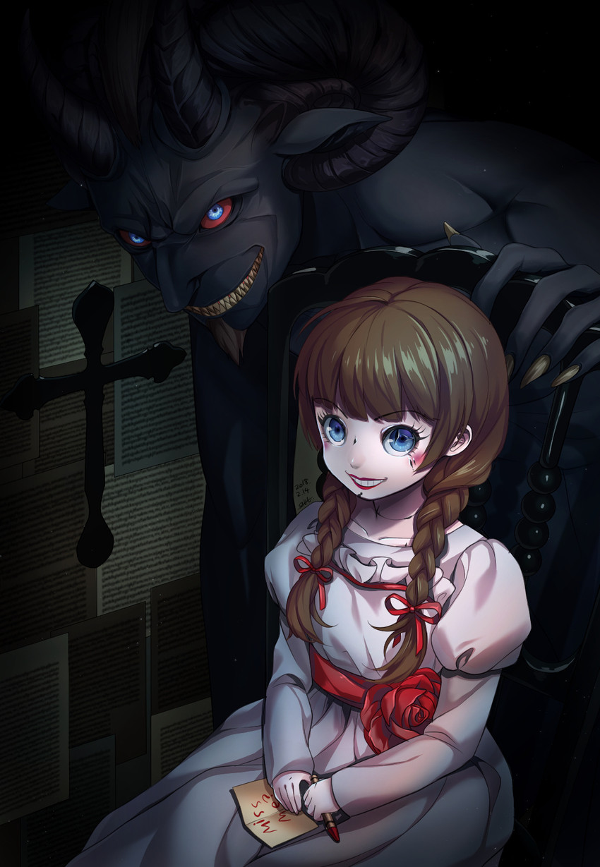 annabelle (annabelle and 1 more) drawn by save_(naita_aooni)