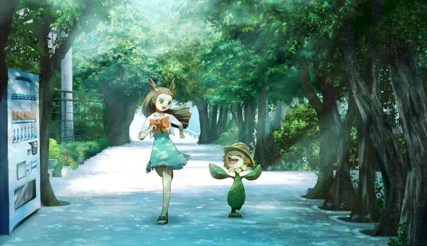 jasmine and sunflora (pokemon and 1 more) drawn by ribero