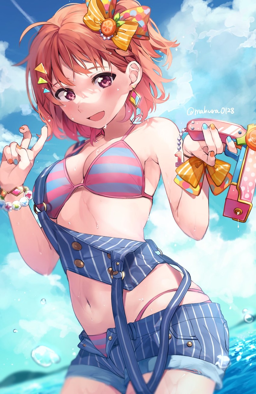 takami chika (love live! and 1 more) drawn by makura_(makura0128)