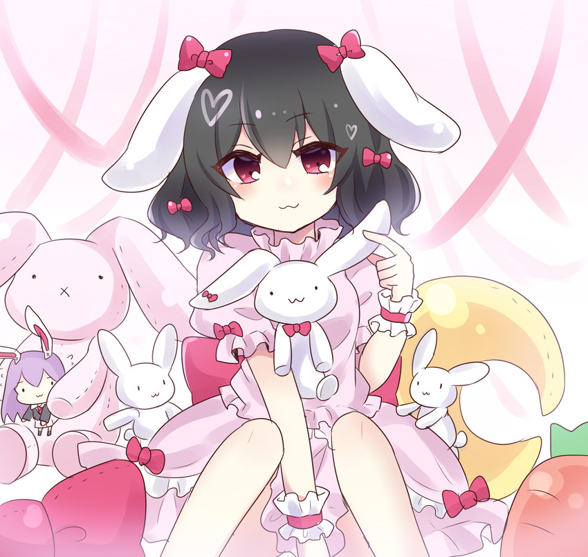 reisen udongein inaba and inaba tewi (touhou) drawn by subaru_(subachoco)