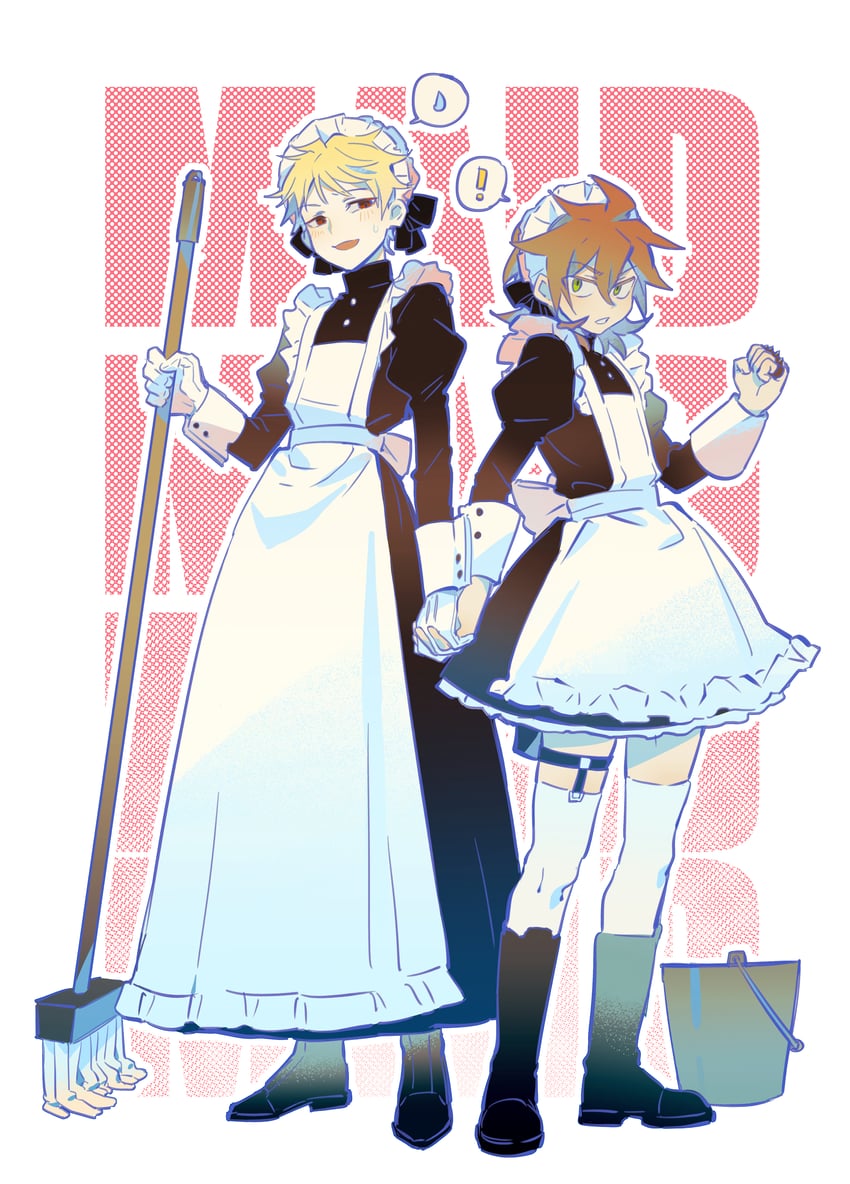 atou haruki and isoi reiji (saibou shinkyoku) drawn by nev-04