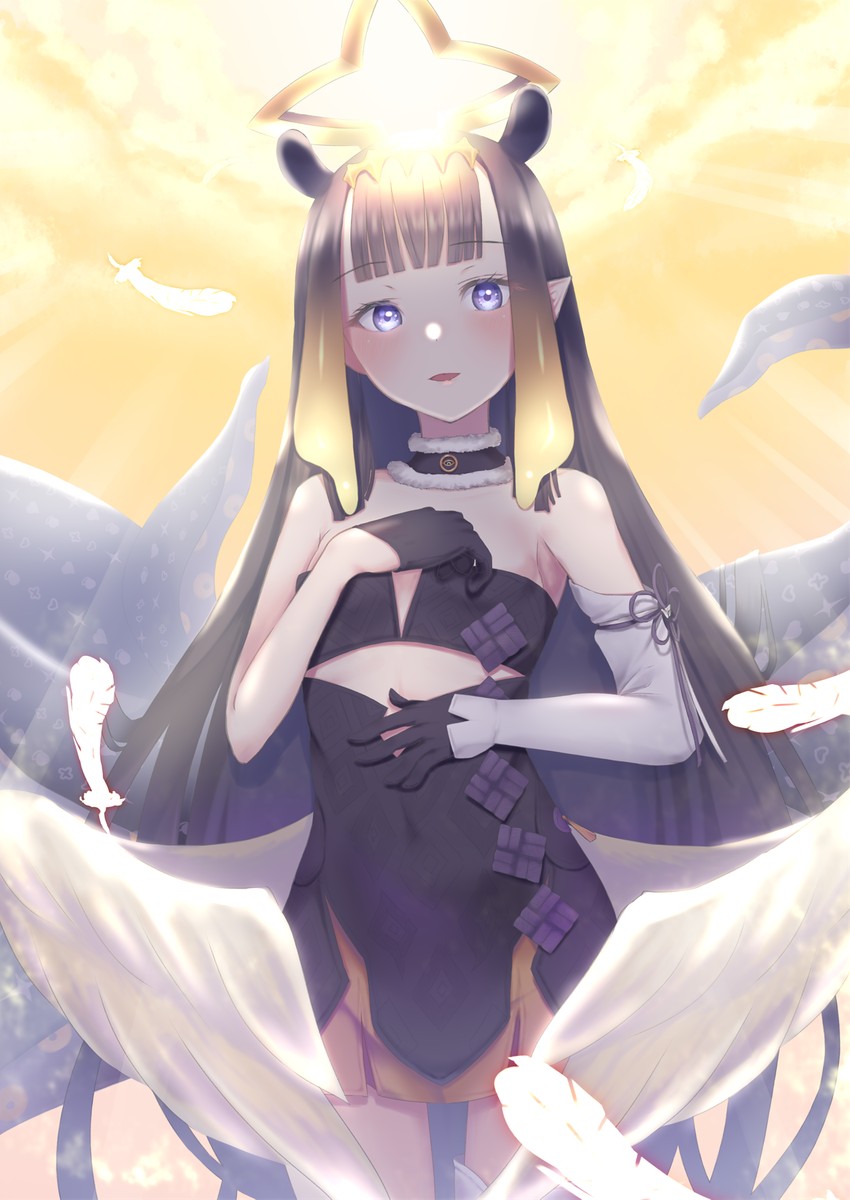ninomae ina'nis (hololive and 1 more) drawn by ichi-go
