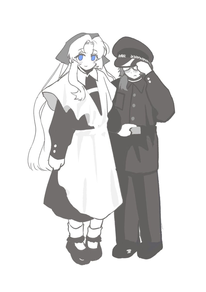 gregor and rodion (project moon and 1 more) drawn by ntcke