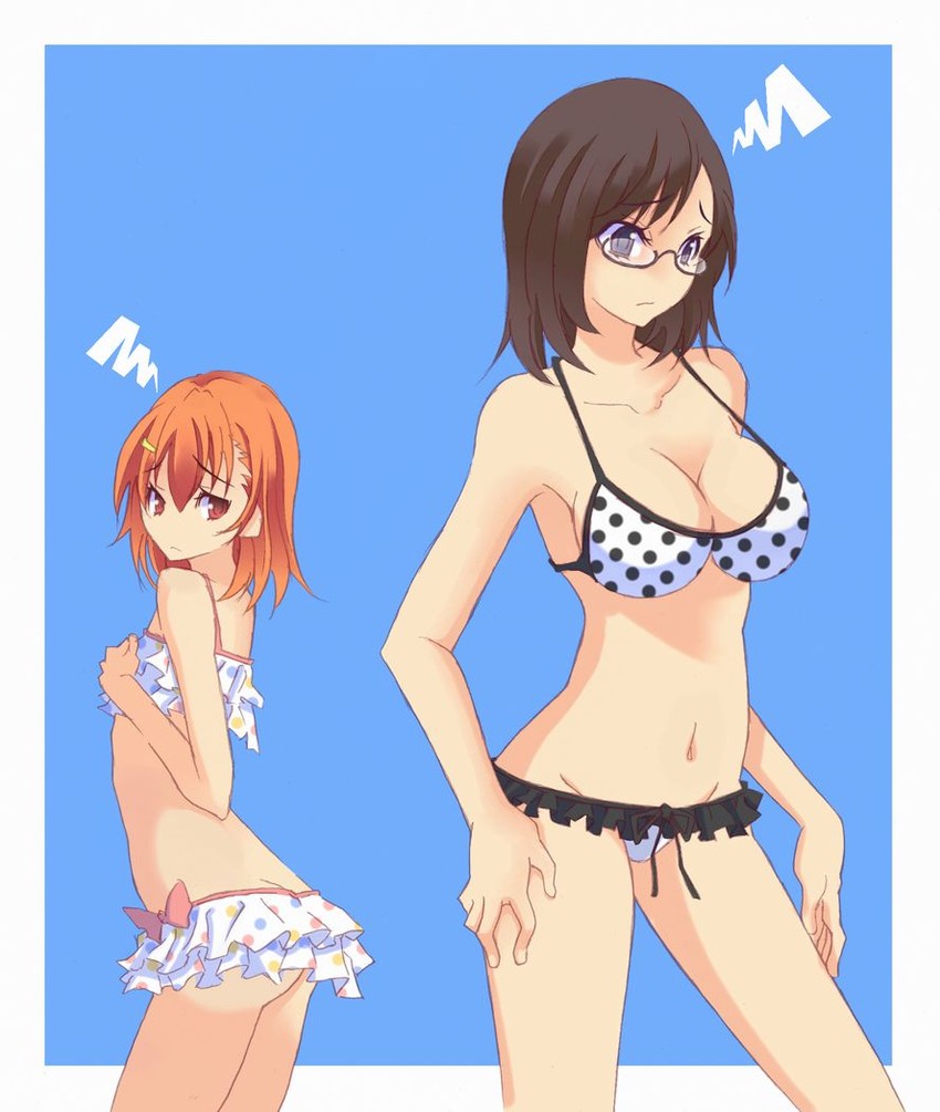 misaka mikoto and konori mii (toaru majutsu no index and 1 more) drawn by touryou