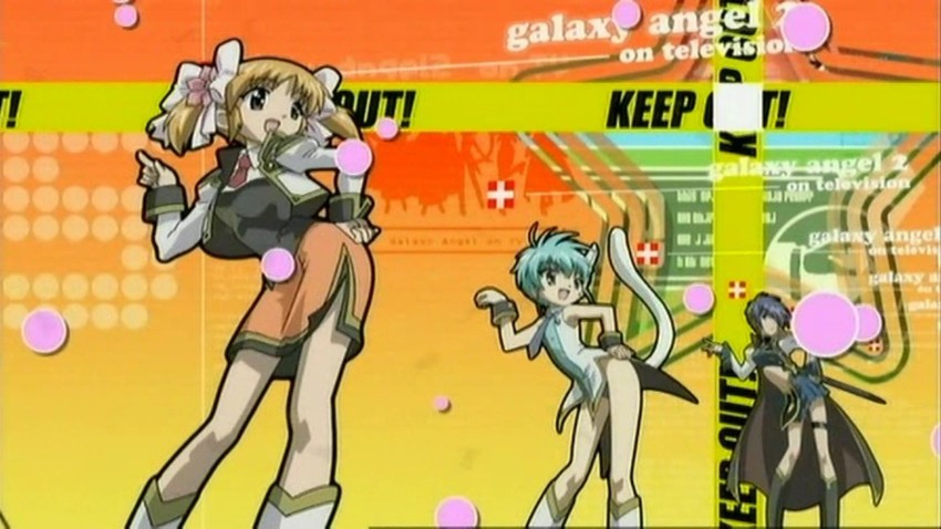 apricot sakuraba, nano-nano pudding, and lily c. sherbet (galaxy angel and 1 more)