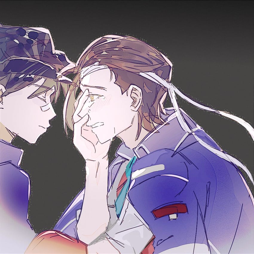 apollo justice and clay terran (ace attorney and 1 more) drawn by zghwbyl
