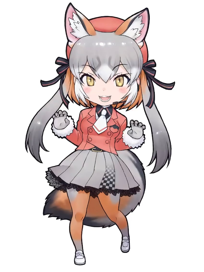 island fox (kemono friends and 1 more) drawn by yoshizaki_mine