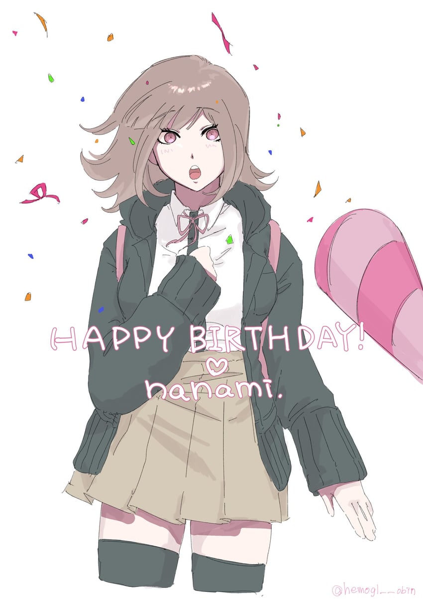 nanami chiaki (danganronpa and 1 more) drawn by konaien_(hemogl_obin)