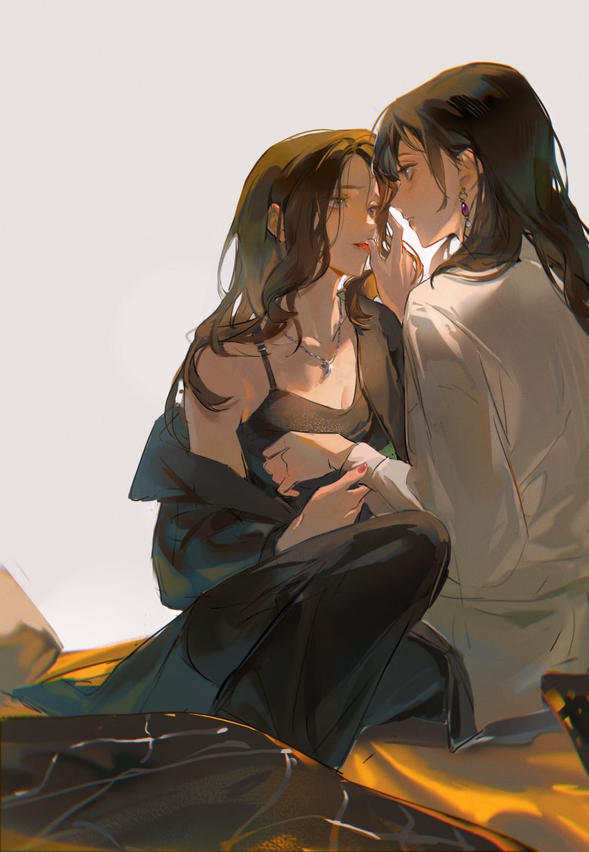 hayashi fuyu and harumoto itsuki (chaser game w) drawn by yoohu6