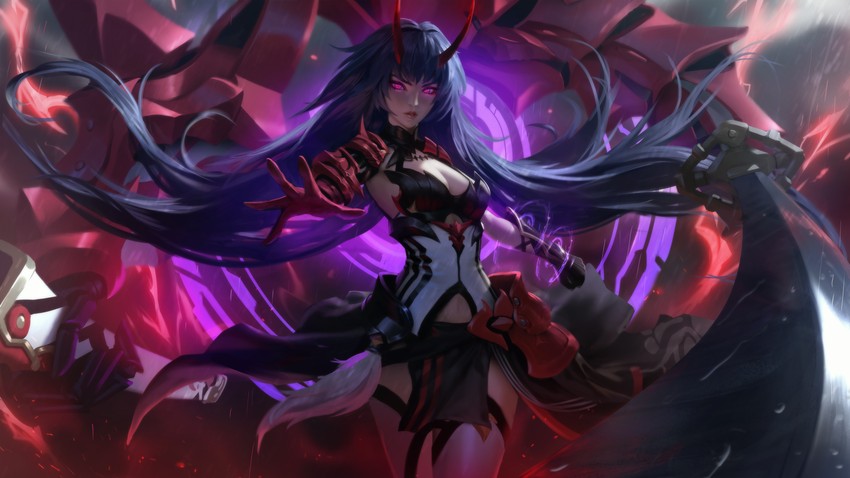 raiden mei (honkai and 1 more) drawn by raikoart