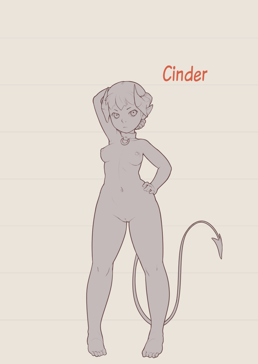 cinder (original) drawn by norasuko Betabooru.