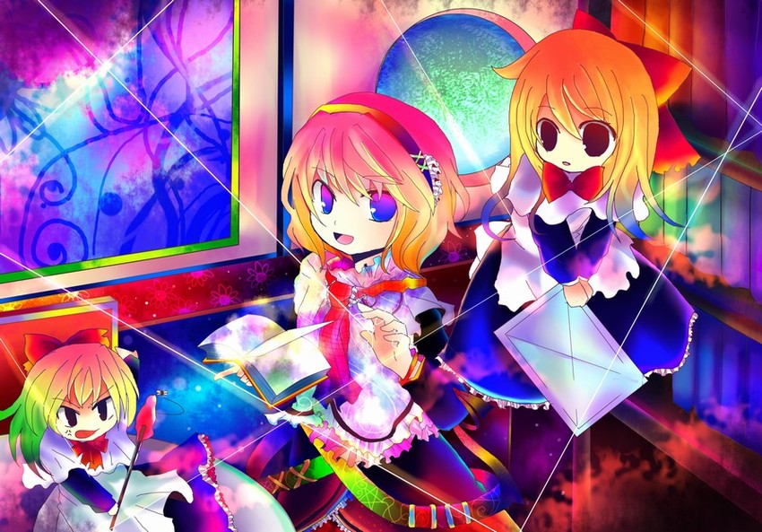 alice margatroid and shanghai doll (touhou) drawn by kazu_(muchuukai)