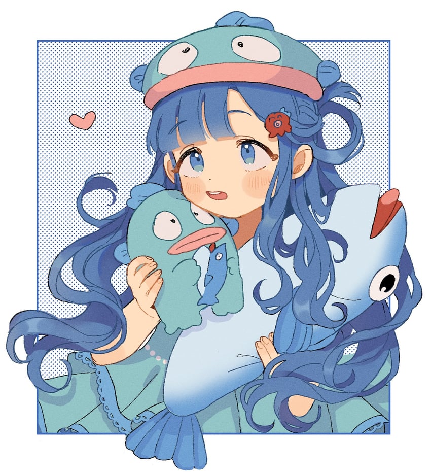 asari nanami, sabaori-kun, hangyodon, and sayuri (idolmaster and 2 more) drawn by wadachi