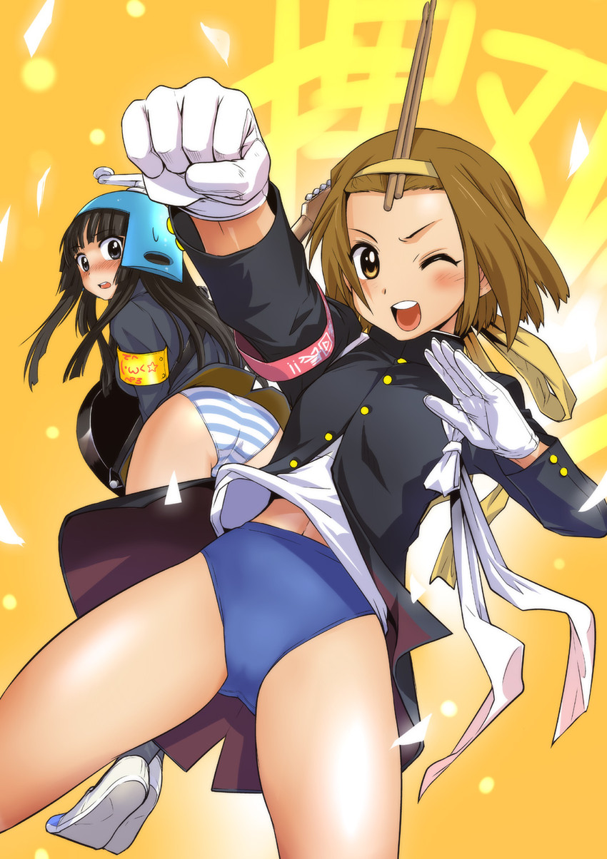 akiyama mio and tainaka ritsu (k-on!) drawn by ez6