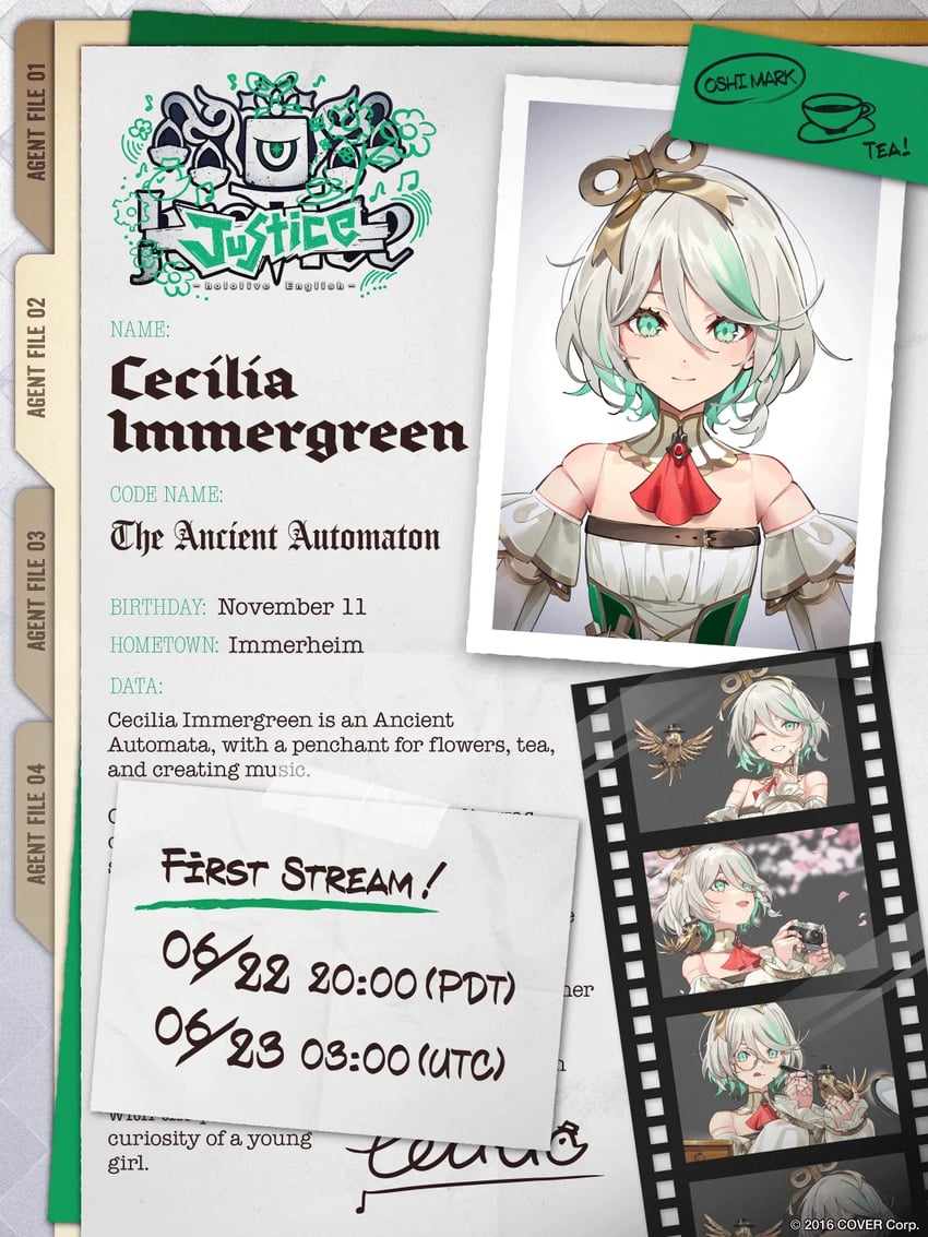 cecilia immergreen (hololive and 1 more) drawn by dsmile and yomosaka