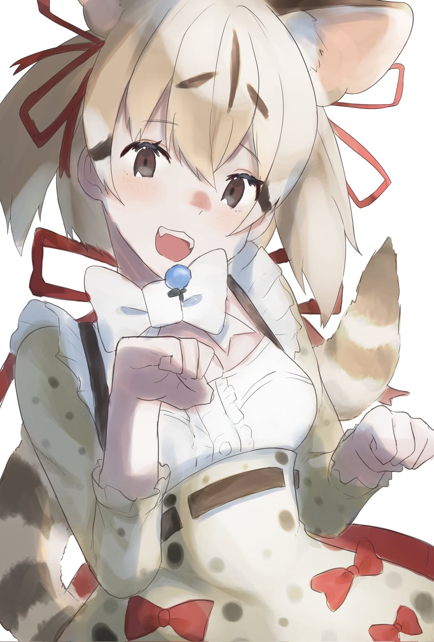 large-spotted genet (kemono friends and 1 more) drawn by aranagi_(arng_4401)