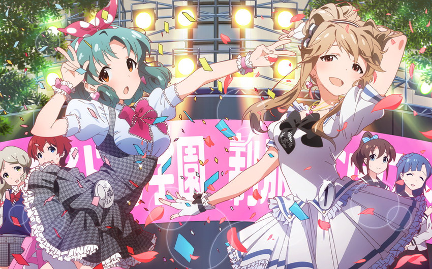 nanao yuriko, satake minako, tokugawa matsuri, handa roco, julia, and 1 more (idolmaster and 1 more)